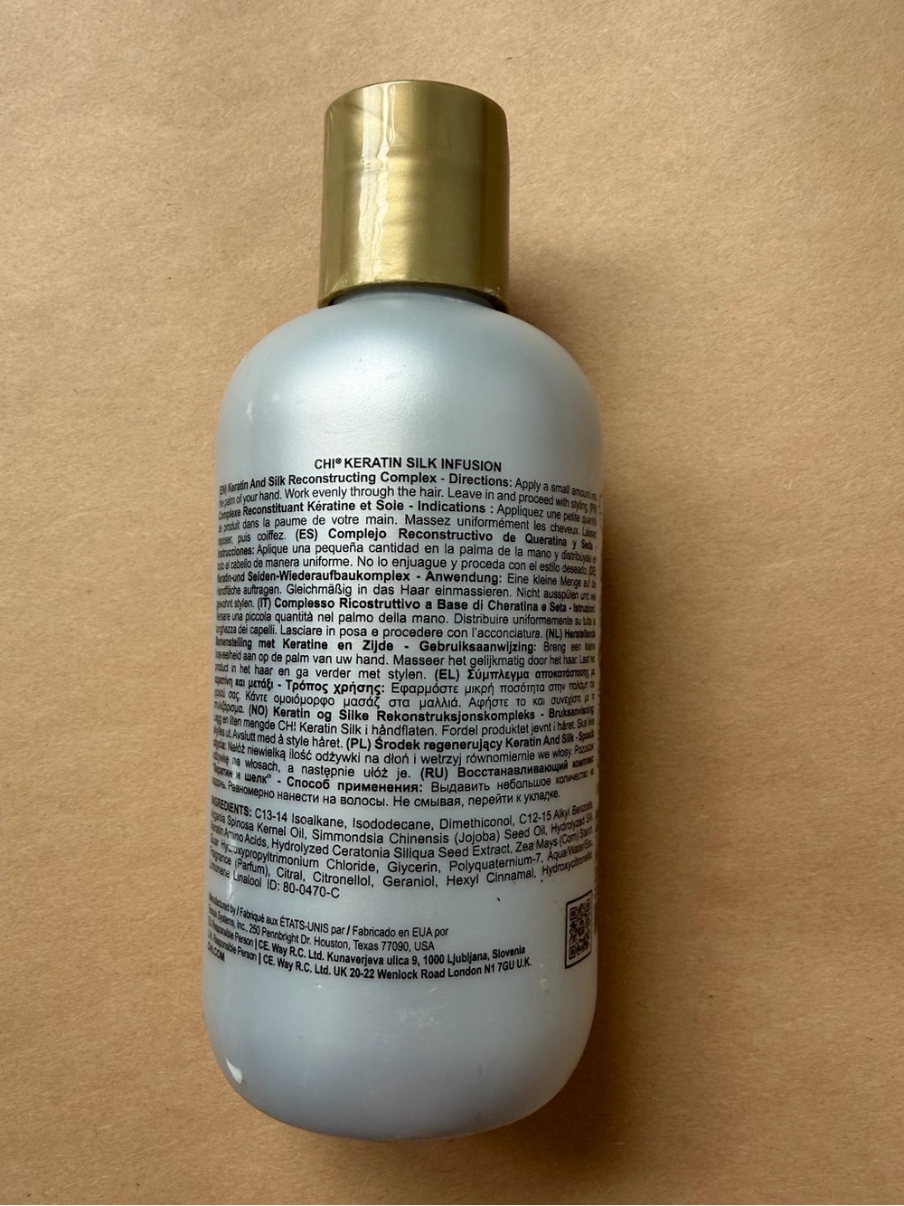 Chi Keratin Silk Infusion Hair Treatment Reconstructing Complex - Picture 2 of 8